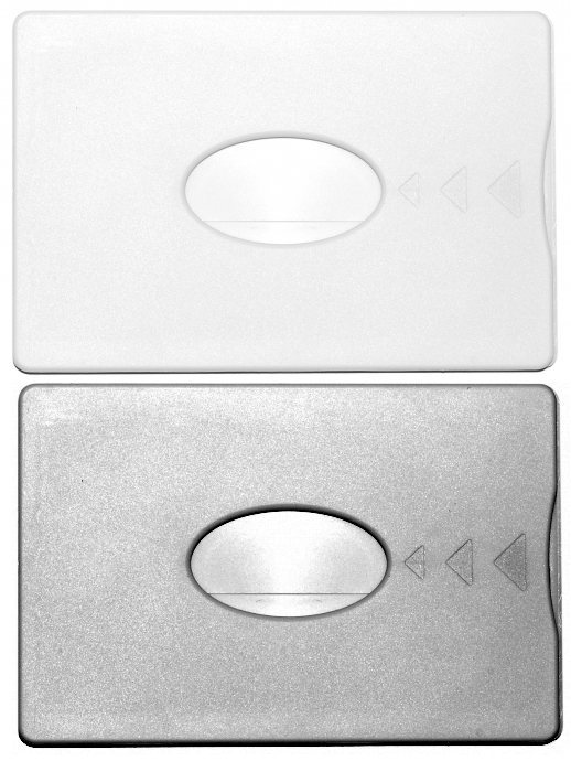 Kartenhülle RFID-Schutz weiß