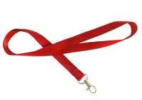 Lanyard 15mm rot 25 Stk. flach