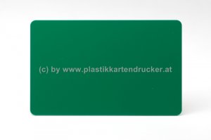 Plastikkarten frühlingsgrün 0,76mm