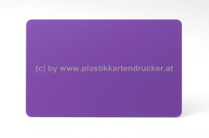 Plastikkarten violett 0,76mm