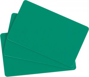 Plastikkarten grün 0,76mm  (Lebensmittelzertifiziert)